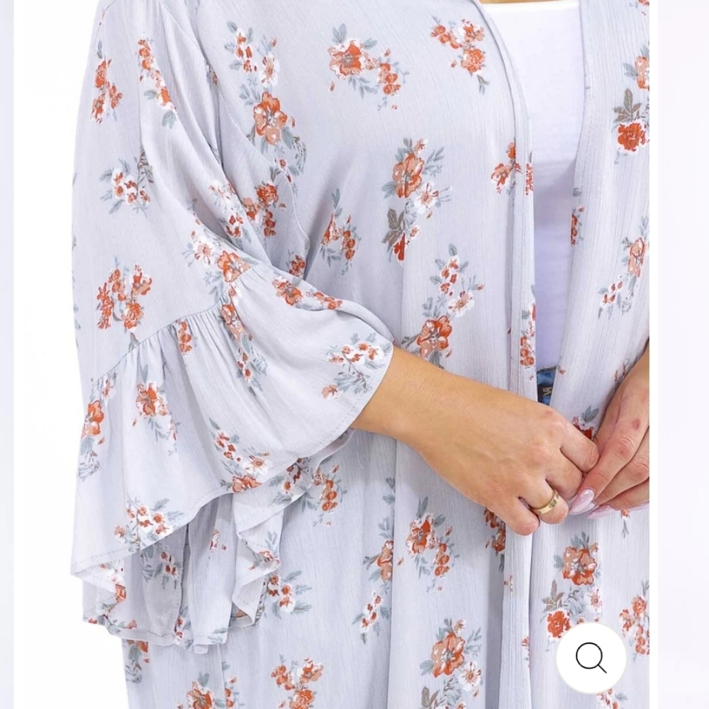 Floral Print Women's Top - Picture 5 of 5